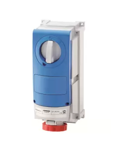 Gewiss gw66508 Sockel BL IP66 C F 3P T 16A 380 V6H Richt